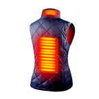 Gilet chauffant matelassé