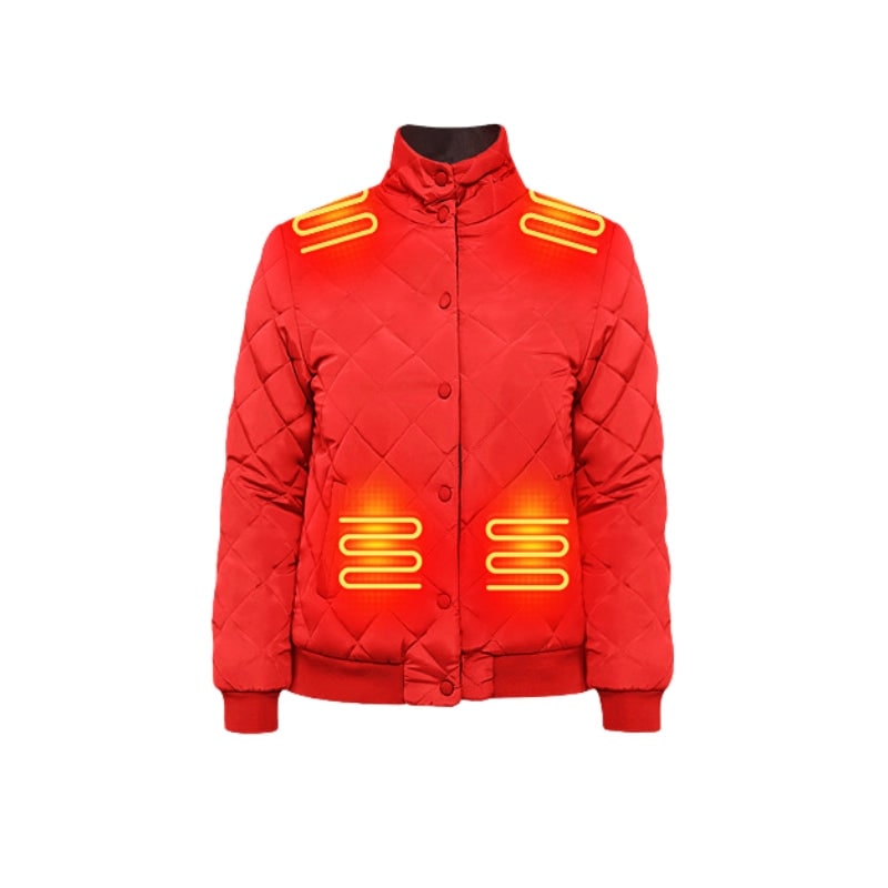 Quilted Heated Winter Jacket