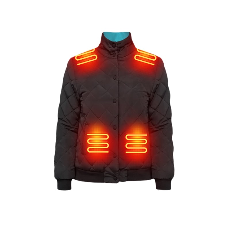 Quilted Heated Winter Jacket
