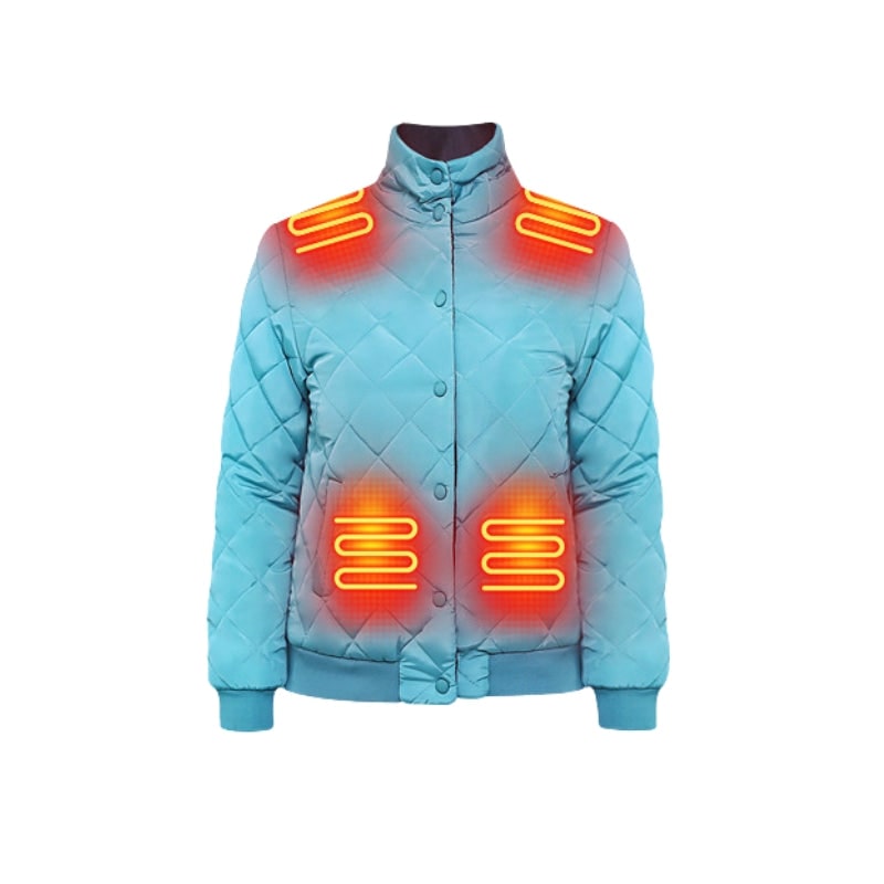 Quilted Heated Winter Jacket