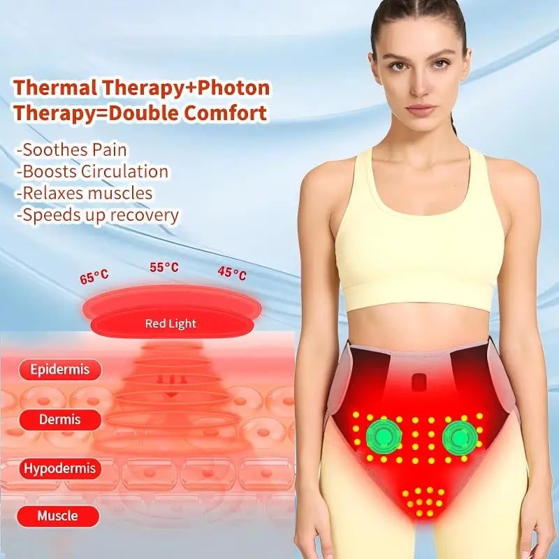 Almohadilla térmica menstrual portátil