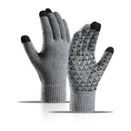 Guantes tejidos para pantalla táctil con detalles antideslizantes