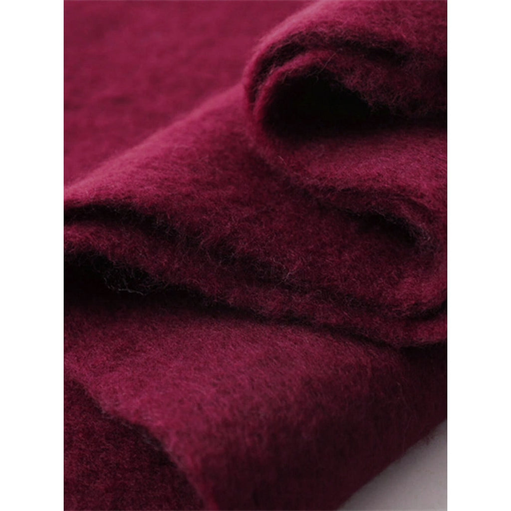 Écharpe d’hiver oversize en maille brossée
