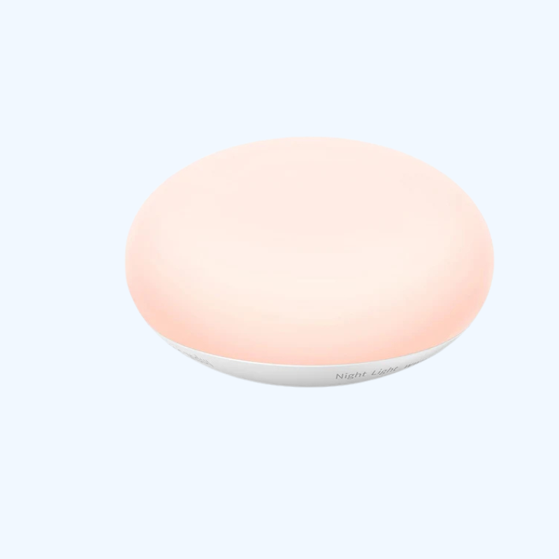 Blød natlampe i silikone med touch-betjening